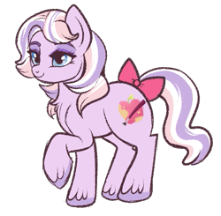 Size: 521x511 | Tagged: safe, artist:lulubell, derpibooru import, oc, oc only, oc:pink lady, female, magical lesbian spawn, mare, next generation, offspring, parent:apple bloom, parent:diamond tiara, parents:diamondbloom, simple background, solo, transparent background