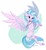 Size: 1104x1200 | Tagged: safe, artist:hioshiru, derpibooru import, silverstream, classical hippogriff, hippogriff, school daze, colored hooves, cute, diastreamies, female, flying, heart eyes, jewelry, necklace, open mouth, realistic horse legs, simple background, smiling, solo, white background, wingding eyes