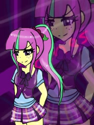 Size: 400x530 | Tagged: safe, artist:foxxieeee, sour sweet, equestria girls, friendship games, anime, solo