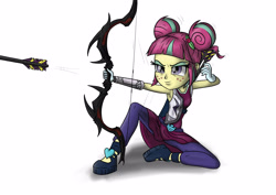 Size: 3660x2596 | Tagged: safe, artist:ndvega, sour sweet, equestria girls, friendship games, archery, armpits, arrow, bow (weapon), bow and arrow, skyrim, solo, the elder scrolls, weapon