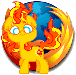 Size: 244x241 | Tagged: safe, artist:ambercatlucky2, sunset shimmer, fox, pony, unicorn, equestria girls, cute, equestria girls ponified, fiery shimmer, fire, firefox, globe, mane of fire, ponified, rapidash shimmer, shimmerbetes, smiling, solo