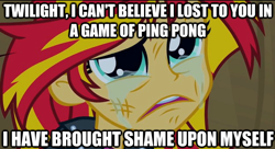 Size: 624x340 | Tagged: safe, edit, edited screencap, screencap, sunset shimmer, equestria girls, equestria girls (movie), crying, image macro, solo, sunsad shimmer