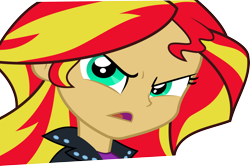 Size: 3064x2030 | Tagged: safe, artist:jackspade2012, sunset shimmer, equestria girls, equestria girls (movie), simple background, solo, transparent background, vector