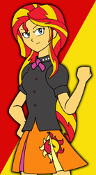 Size: 468x850 | Tagged: safe, artist:combatkaiser, sunset shimmer, equestria girls, rainbow rocks, clothes swap, costume swap, recolor