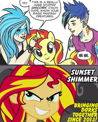 Size: 582x729 | Tagged: safe, artist:sophie campbell, idw, sunset shimmer, equestria girls, aja leith, crossover, jem, jem and the holograms, plushie, shana elmsford