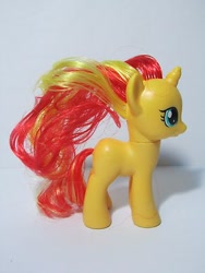 Size: 300x400 | Tagged: safe, sunset shimmer, pony, unicorn, brushable, irl, photo, solo, toy