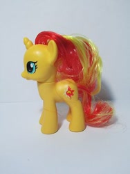 Size: 300x400 | Tagged: safe, sunset shimmer, pony, unicorn, brushable, irl, photo, solo, toy