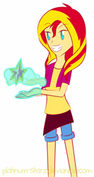 Size: 1700x3200 | Tagged: safe, artist:platinum-starz, sunset shimmer, equestria girls, humanized, light skin, solo