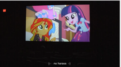 Size: 1283x717 | Tagged: safe, screencap, pinkie pie, sunset shimmer, twilight sparkle, equestria girls, rainbow rocks, meme, youtube caption