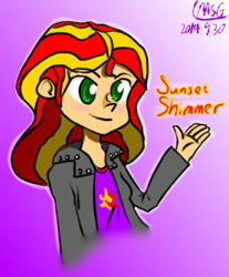 Size: 357x431 | Tagged: safe, artist:msg, sunset shimmer, equestria girls, humanized, pixiv, solo