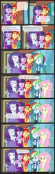 Size: 1062x3330 | Tagged: safe, artist:dm29, fluttershy, rainbow dash, rarity, sunset shimmer, twilight sparkle, twilight sparkle (alicorn), equestria girls, comic, girl talk, innuendo