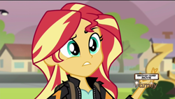 Size: 1920x1080 | Tagged: safe, screencap, sunset shimmer, equestria girls, friendship games, discovery family logo