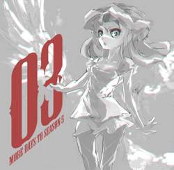 Size: 800x784 | Tagged: safe, artist:tc, sunset shimmer, equestria girls, my past is not today, season 5, countdown, solo, sunset phoenix