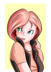 Size: 2334x3293 | Tagged: safe, artist:qbellas, sunset shimmer, human, equestria girls, simple background, solo