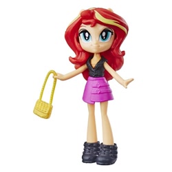 Size: 900x900 | Tagged: safe, sunset shimmer, better together, equestria girls, doll, equestria girls minis, fashion squad, irl, official, photo, purse, toy