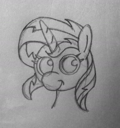 Size: 1320x1404 | Tagged: safe, artist:supra80, sunset shimmer, pony, cute, pencil drawing, traditional art