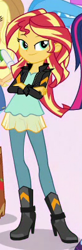 Size: 131x398 | Tagged: safe, screencap, sci-twi, sunset shimmer, twilight sparkle, equestria girls, cropped, solo focus