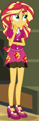 Size: 279x855 | Tagged: safe, screencap, sunset shimmer, equestria girls, friendship games, clothes, cropped, high heels, see-through, shoes, skirt