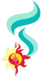 Size: 713x1356 | Tagged: safe, edit, editor:axal-5, starlight glimmer, sunset shimmer, twilight sparkle, oc, oc:shimmering spectacle, combination, cutie mark, cutie mark only, magical lesbian spawn, magical threesome spawn, mashup, no pony, offspring, stars, sun