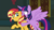 Size: 1920x1080 | Tagged: safe, screencap, fluttershy, sunset shimmer, twilight sparkle, twilight sparkle (alicorn), alicorn, pegasus, pony, unicorn, better together, equestria girls, forgotten friendship, spoiler:eqg specials, amazed, bookshelf, butt grab, discovery family logo, don't take this away from me, duo, duo female, gasp, horn, library, looking at each other, open mouth, ponified, purple coat, raised hoof, smiling, spread wings, sunglasses, two toned mane, two toned tail, wings, yellow coat