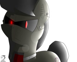 Size: 1280x1024 | Tagged: safe, artist:mechashockwave, octavia melody, earth pony, pony, robot, roboticization, solo