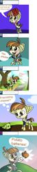 Size: 1280x5981 | Tagged: safe, artist:fillerartist, featherweight, robot, ask, battery, blushing, book, cheese, comic, featherbot, featherbot answers, happy, kissing, outdoors, potato, roboticization, solo, speech bubble, tree, tumblr