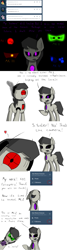 Size: 1024x3821 | Tagged: safe, artist:mechashockwave, octavia melody, cyclops, earth pony, pony, robot, ask, ask-robot-octavia, followers, heart, roboticization, sister, sisters, tumblr