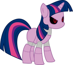 Size: 2265x2014 | Tagged: safe, artist:frankleonhart, edit, twilight sparkle, pony, robot, robot pony, roboticization, simple background, solo, transparent background, twibot, vector