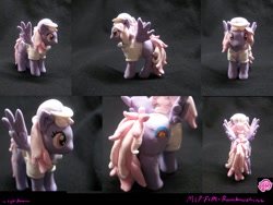 Size: 1024x768 | Tagged: safe, artist:cybrbanana, rainbowshine, clay, custom, figure, hat, sculpture, solo