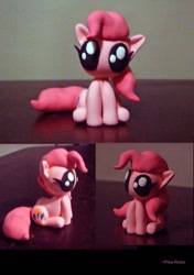 Size: 751x1064 | Tagged: safe, artist:pika-robo, derpibooru import, pinkie pie, chibi, clay, irl, photo, sculpture