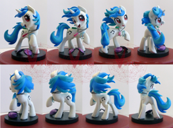 Size: 1806x1333 | Tagged: safe, artist:viistar, dj pon-3, vinyl scratch, pony, unicorn, clay, figurine, sculpture, solo