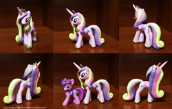 Size: 1812x1154 | Tagged: safe, artist:aplexpony, princess cadance, twilight sparkle, alicorn, pony, clay, figurine, solo