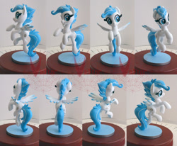 Size: 1824x1500 | Tagged: safe, artist:viistar, oc, oc only, oc:shimmering shield, pegasus, pony, clay, female, figurine, irl, mare, photo, sculpture, solo