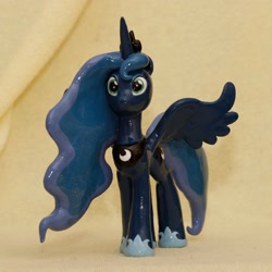 Size: 2998x2998 | Tagged: safe, artist:nightghost-creations, princess luna, clay, irl, photo, sculpture, solo