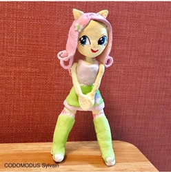 Size: 720x726 | Tagged: safe, artist:codomodus__sylvain, artist:kne, fluttershy, equestria girls, child artwork, clay, doll, figure, instagram, irl, japanese, photo, solo, toy