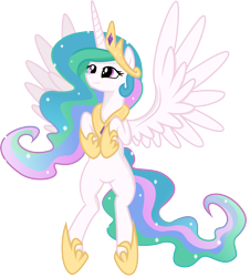 Size: 6300x6967 | Tagged: safe, artist:kp-shadowsquirrel, artist:spier17, princess celestia, alicorn, pony, absurd resolution, cute, cutelestia, female, mare, simple background, solo, transparent background, vector