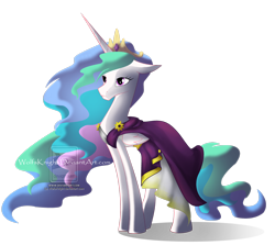 Size: 2592x2313 | Tagged: safe, artist:wolfsknight, princess celestia, alicorn, pony, clothes, female, floppy ears, mare, simple background, solo, transparent background, vector, watermark