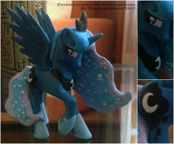 Size: 900x744 | Tagged: safe, artist:antych, princess luna, pony, custom, irl, photo, solo, toy