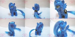 Size: 1200x600 | Tagged: safe, artist:kpendragon, princess luna, pony, brushable, custom, irl, photo, solo, toy