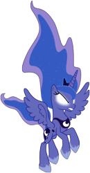 Size: 1540x2960 | Tagged: safe, artist:mihaaaa, princess luna, alicorn, pony, glowing eyes, simple background, solo, transparent background, vector