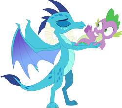 Size: 3591x3174 | Tagged: safe, artist:porygon2z, princess ember, spike, dragon, gauntlet of fire, feet, fetish, foot fetish, olfactophilia, simple background, smell, sniffing, transparent background, vector