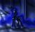 Size: 1400x1274 | Tagged: safe, artist:myhysteria, princess luna, alicorn, pony, detailed background, female, mare, solo