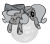 Size: 542x474 | Tagged: safe, artist:egophiliac, princess luna, alicorn, pony, cartographer's cap, eyes closed, grayscale, hat, monochrome, moon, moonstuck, simple background, solo, tangible heavenly object, woona