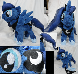 Size: 1536x1476 | Tagged: safe, artist:cryptic-enigma, princess luna, irl, photo, plushie, solo