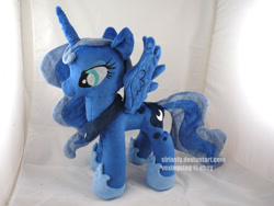 Size: 1024x768 | Tagged: safe, artist:siriasly, princess luna, irl, photo, plushie, solo