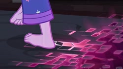 Size: 1280x720 | Tagged: safe, screencap, sci-twi, twilight sparkle, equestria girls, legend of everfree, close-up, feet, foot fetish, foot focus, legend of everfeet