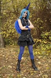 Size: 426x640 | Tagged: safe, artist:denis-nanaoosaki, princess luna, human, cosplay, irl, irl human, photo, solo