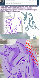 Size: 585x1172 | Tagged: safe, artist:ttturboman, prince blueblood, princess luna, alicorn, pony, ask, ask blueblood, tumblr