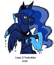 Size: 500x602 | Tagged: safe, princess luna, alicorn, pony, exploitable meme, gak, kamen rider, kamen rider fourze, nadeshiko, otp, shipping, text