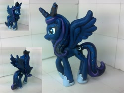 Size: 3264x2448 | Tagged: safe, artist:fesoferbex, princess luna, pony, custom, irl, photo, solo, toy